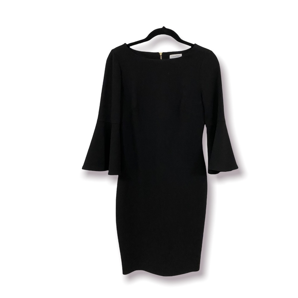 SOLD Calvin Klein Bell Sleeves Dress
